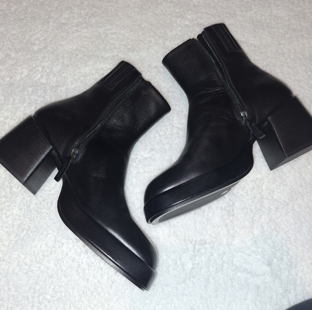 Marsell Black Plattino Boots Size 40